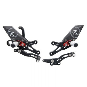 EINSTELLBARE HINTERE EINSTELLUNGEN LIGHTECH R-VERSION ARTIKULIERTE FUSSRÜSTEN HONDA CBR 1000 RR 2008-2019 (NORMAL/INVERTIERT)