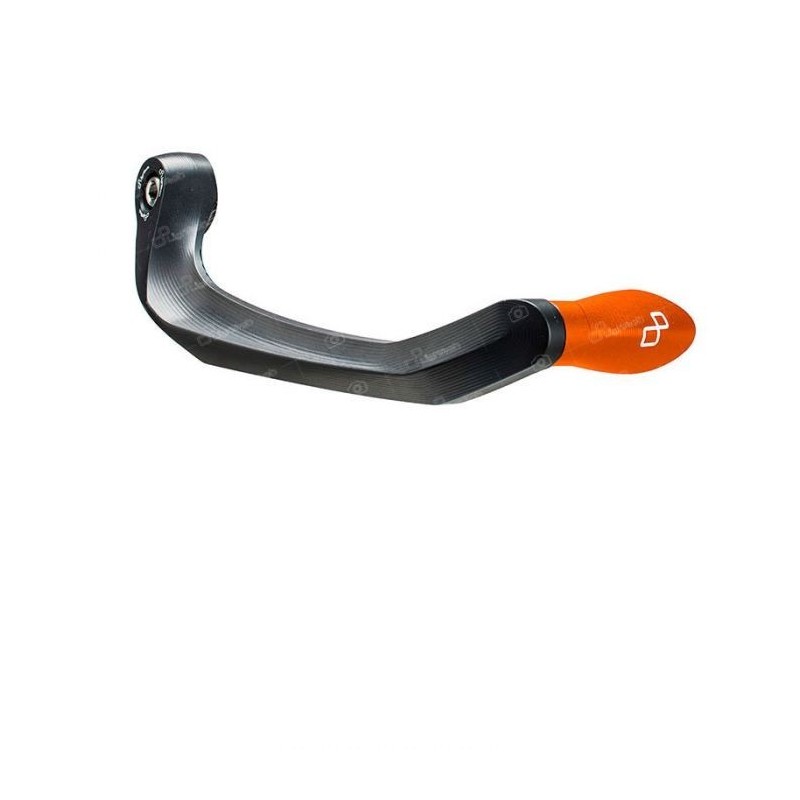LIGHTECH BRAKE LEVER PROTECTION IN ALUMINUM WITH ATTACHMENT FOR HANDLEBARS WITH INTERNAL DIAMETER 18-19.5 MM (LENGTH 132 MM)