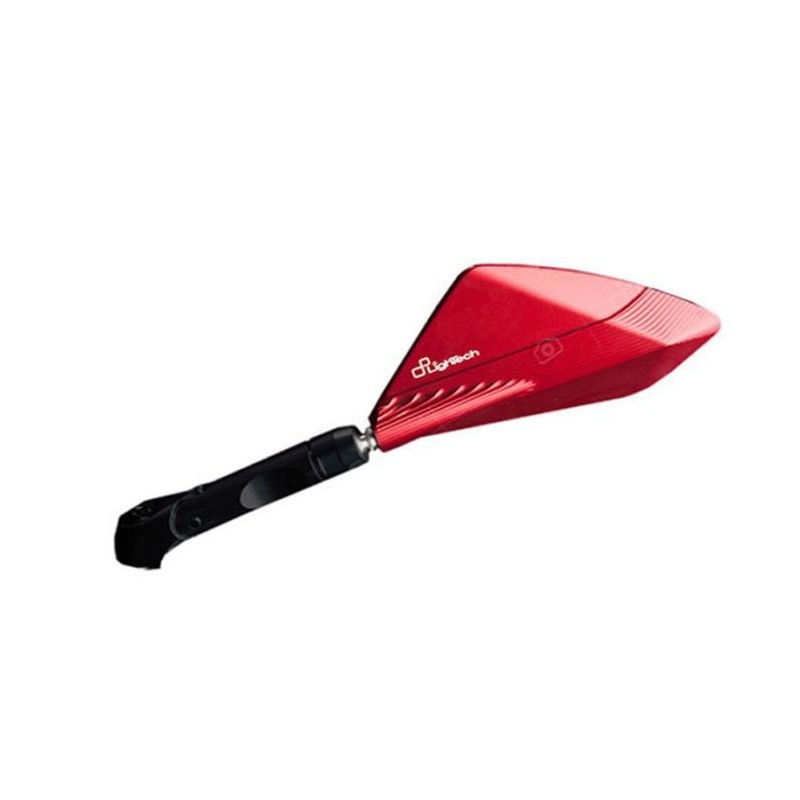 COPPIA SPECCHIETTI UNIVERSALI PER MOTO NAKED LIGHTECH IN ALLUMINIO NON OMOLOGATI (ATTACCO M10X1,25)