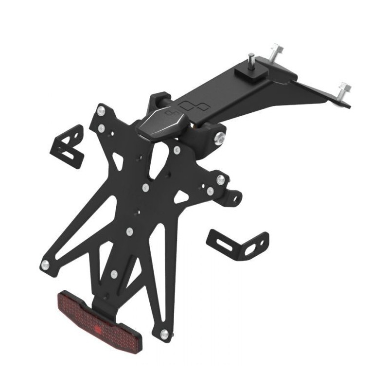 KIT LIGHTECH LICENSE PLATE HOLDER APRILIA TUONO V4 1100 FACTORY 2015-2020, ADJUSTABLE