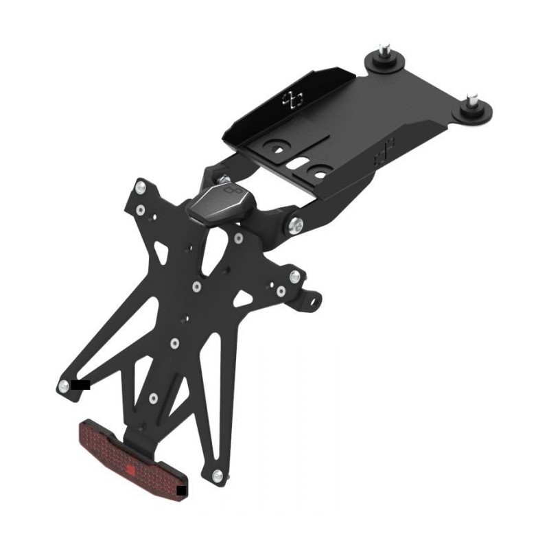 KIT PORTAMATRÍCULA LIGHTECH DUCATI HYPERMOTARD 939 2016-2018, REGULABLE