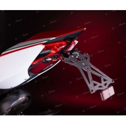 KIT PORTAMATRÍCULA LIGHTECH DUCATI 1299 PANIGALE 2015-2017, REGULABLE DE ALUMINIO