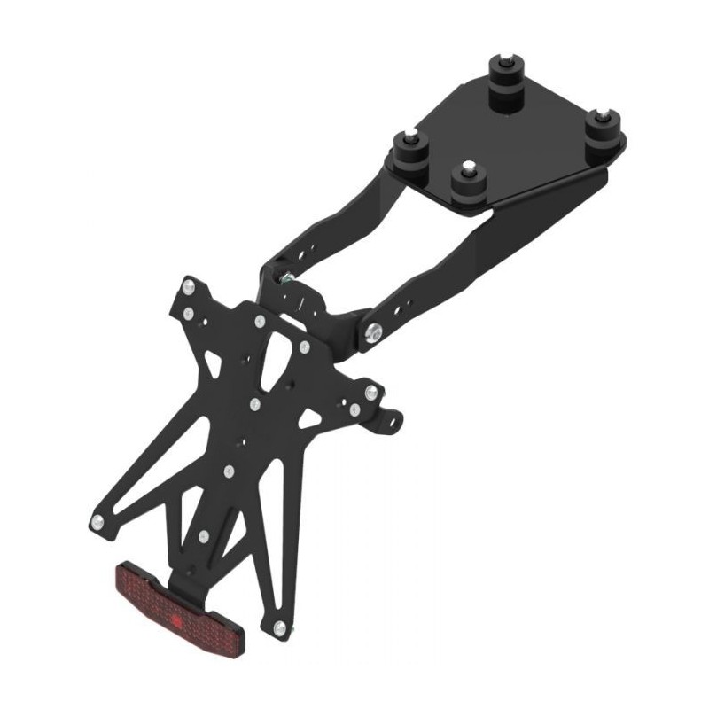 LIGHTECH KENNZEICHENHALTER-KIT DUCATI MONSTER 797 2017-2020, EINSTELLBAR