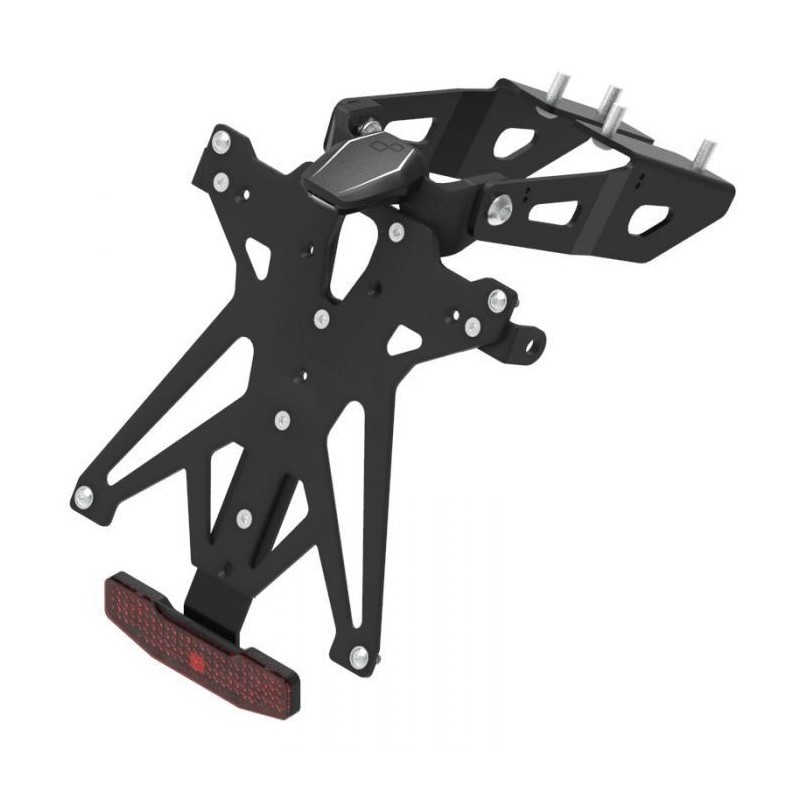 KIT PORTAMATRÍCULA LIGHTECH KAWASAKI ZX-10R 2016-2020, REGULABLE