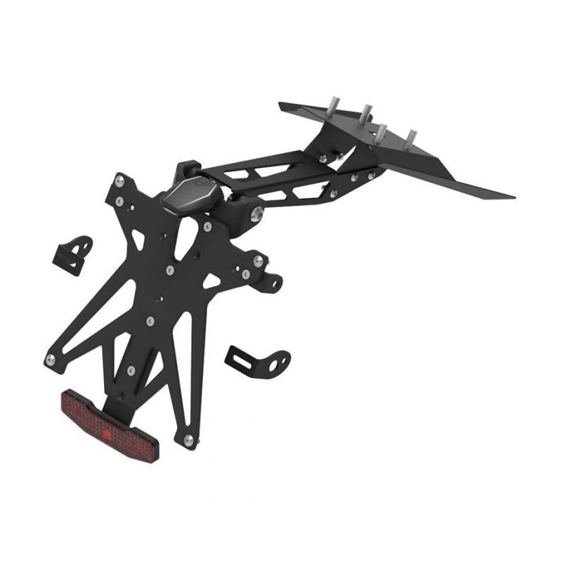 PORTATARGA LIGHTECH REGOLABILE IN ALLUMINIO PER KTM DUKE 125 2017/2020