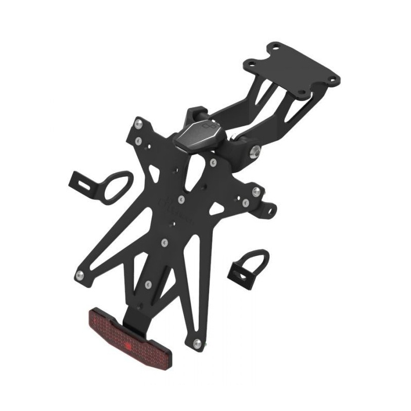 KIT PORTAMATRÍCULA LIGHTECH YAMAHA MT-07 2014-2020, REGULABLE
