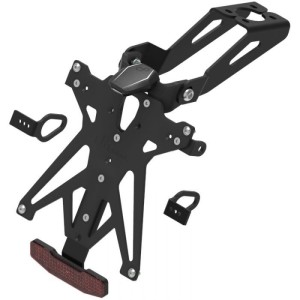 LIGHTECH KENNZEICHENHALTER-KIT YAMAHA R6 2006-2016, EINSTELLBAR