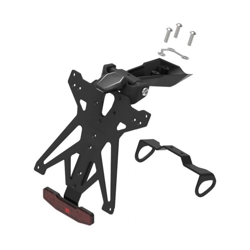 KIT PORTAMATRÍCULA LIGHTECH YAMAHA R1 2015-2019, REGULABLE