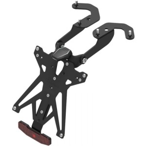 LIGHTECH KENNZEICHENHALTER-KIT FÜR SENZA SOTTOCODONE YAMAHA T-MAX 500 2008-2011, EINSTELLBAR