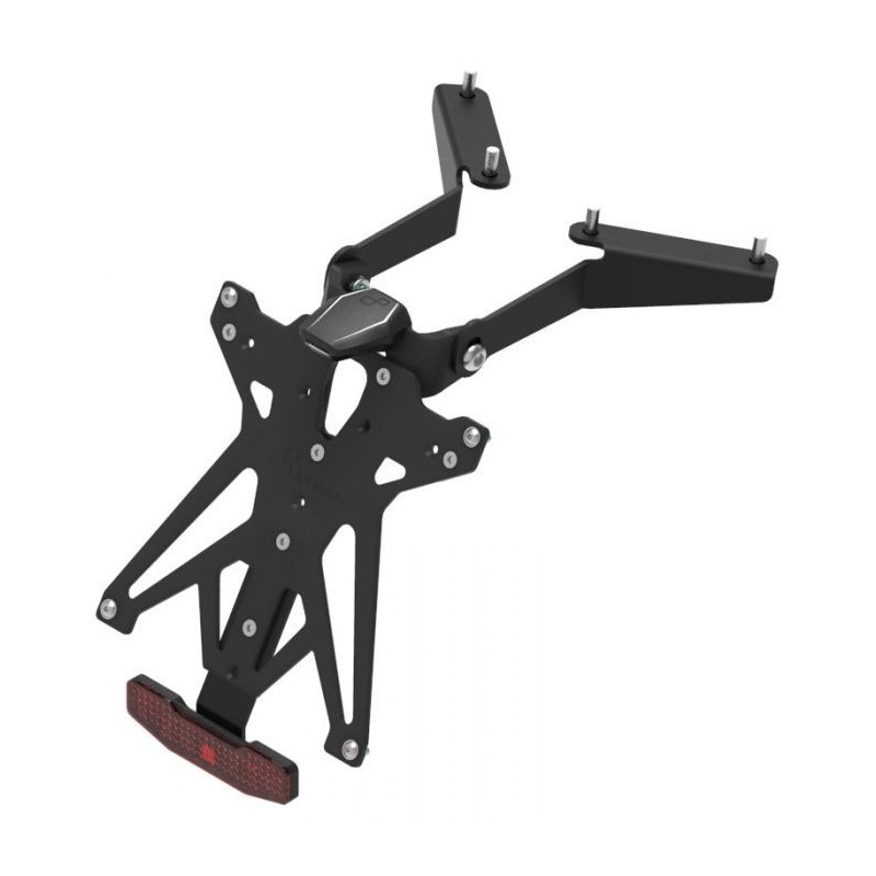 KIT PORTAMATRÍCULA LIGHTECH YAMAHA T-MAX 530 2012-2016, REGULABLE