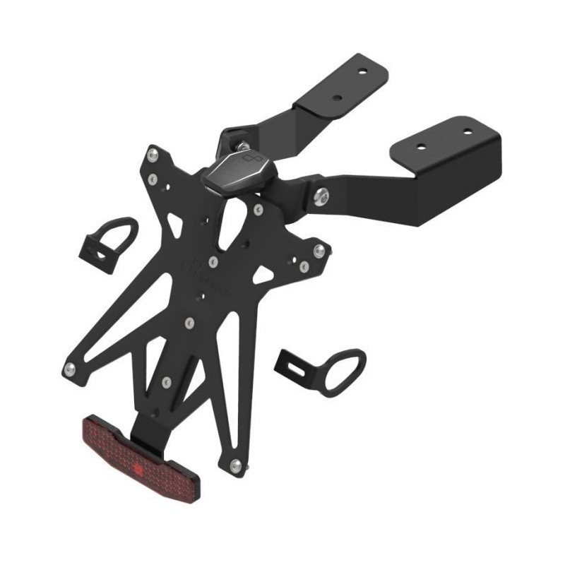 LIGHTECH KENNZEICHENHALTER-KIT YAMAHA T-MAX 530 2017-2019, EINSTELLBAR