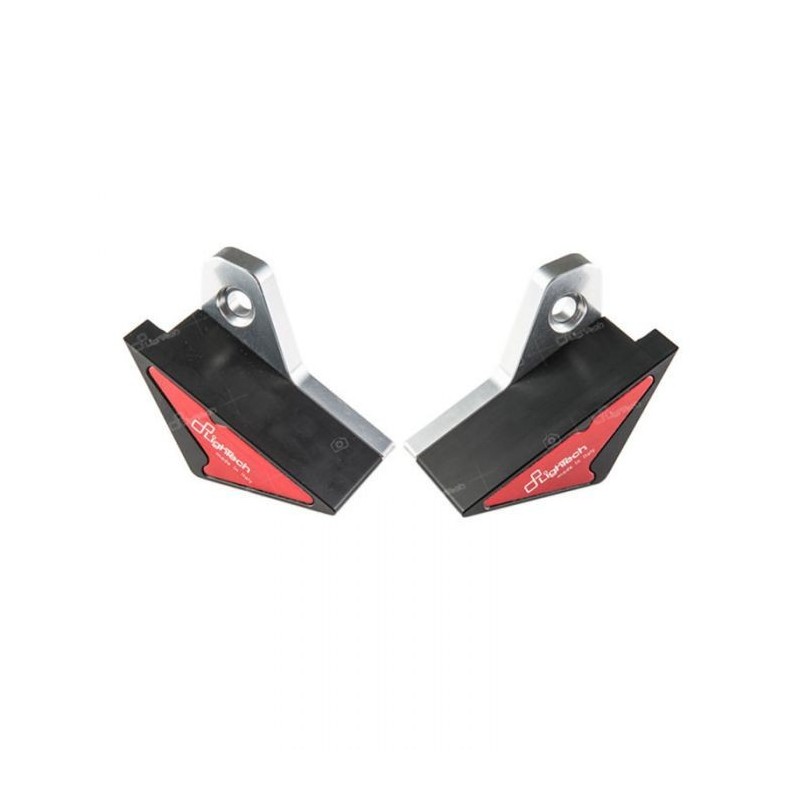 PAIR OF PROTECTION PADS HIGH FRAME LIGHTECH APRILIA RSV4 FACTORY 2009-2012