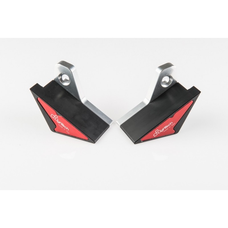 PAIR OF LIGHTECH CENTRAL FRAME PROTECTION PADS APRILIA RSV4 R 2010-2012