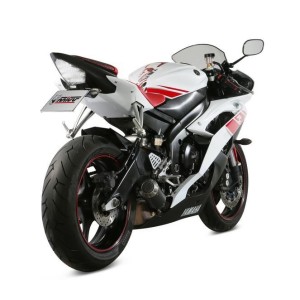 TERMINALE MIVV MK3 YAMAHA R6 2006-2016, OMOLOGATO ACCIAIO BLACK