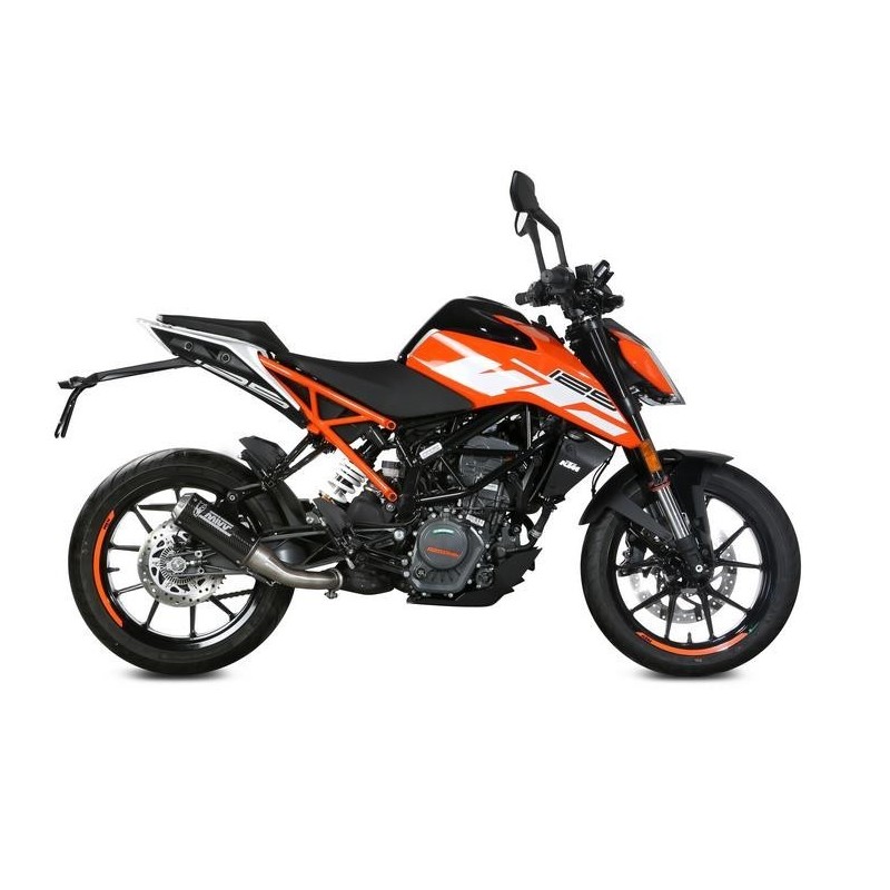 TERMINALE MIVV MK3 KTM DUKE 125 2017-2020, NON OMOLOGATO CARBONIO