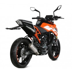 EXHAUST MIVV MK3 FOR KTM DUKE 125 2017-2020, NOT APPROVED STEEL