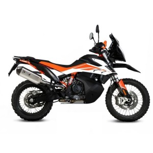 TERMINALE MIVV SPEED EDGE KTM 790 ADVENTURE R 2019-2020, OMOLOGATO ACCIAIO/CARBONIO
