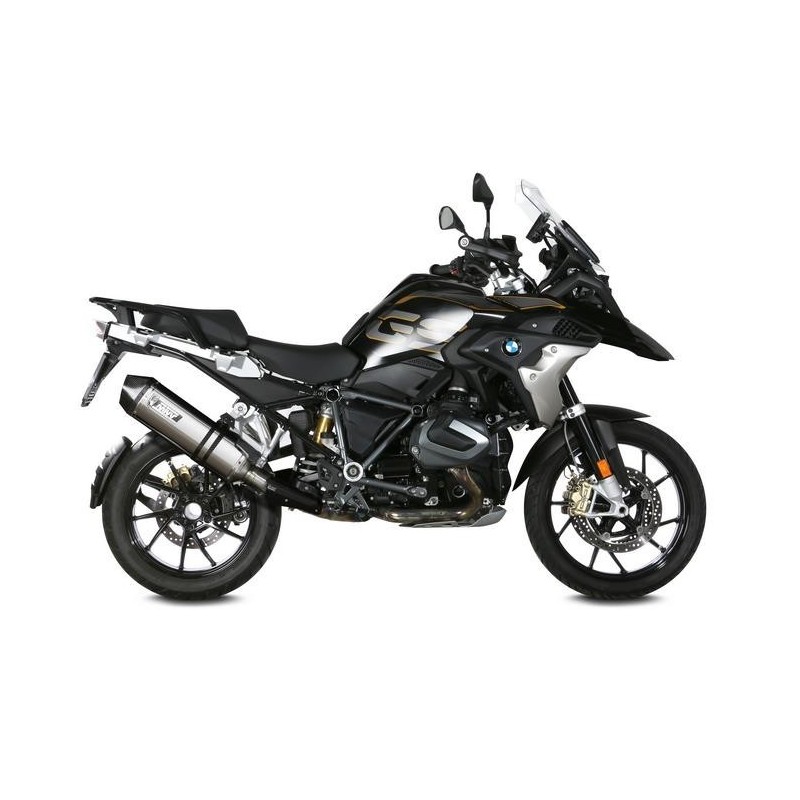 TERMINALE MIVV SPEED EDGE BMW R 1250 GS ADVENTURE 2018-2020, OMOLOGATO ACCIAIO/CARBONIO