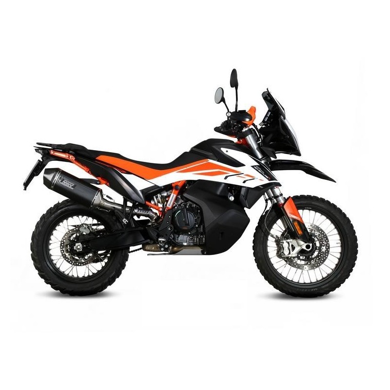 TERMINALE MIVV SPEED EDGE KTM 790 ADVENTURE 2019-2020, OMOLOGATO BLACK/CARBONIO