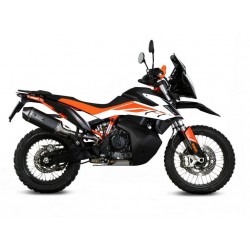 TERMINALE MIVV SPEED EDGE KTM 790 ADVENTURE R 2019-2020, OMOLOGATO BLACK/CARBONIO