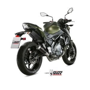 IMPIANTO DI SCARICO COMPLETO MIVV MK3 KAWASAKI Z 650 2017-2019, NON OMOLOGATO BLACK
