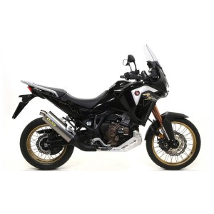 TERMINALE ARROW MAXI RACE-TECH HONDA AFRICA TWIN 1100 2020-2023, ALLUMINIO, OMOLOGATO