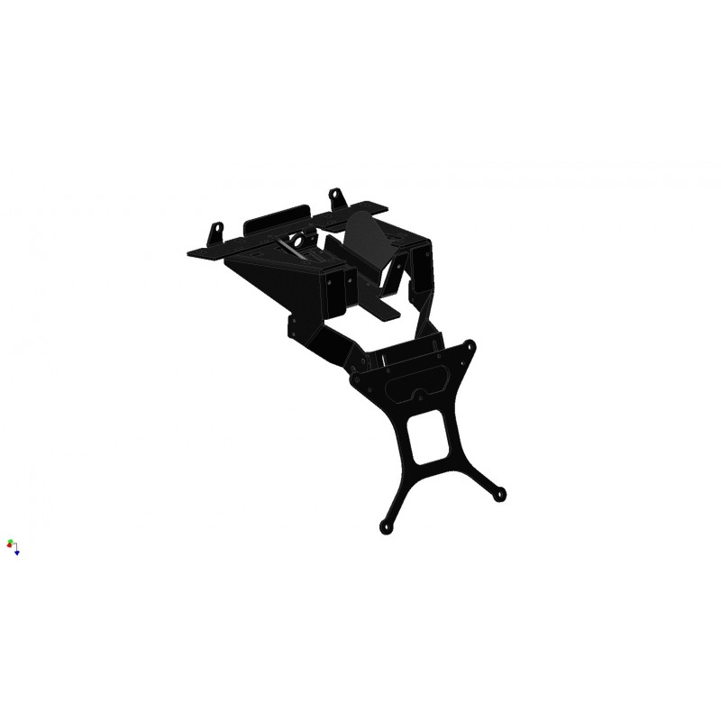LICENSE PLATE SUPPORT BMW K 1300 R 2009-2015, WITH ADJUSTABLE INCLINATION