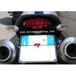 PORTAMATRÍCULA DUCATI MONSTER 1100 2009-2010, CON INCLINACIÓN AJUSTABLE