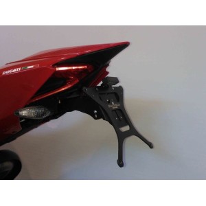 LICENSE PLATE SUPPORT DUCATI 899 PANIGALE 2013-2015, WITH ADJUSTABLE INCLINATION
