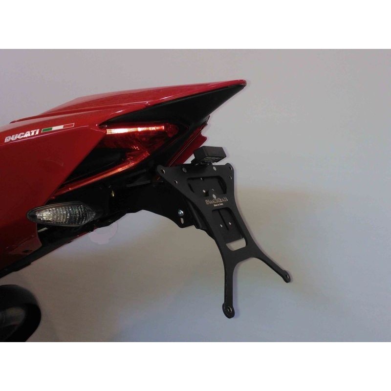 LICENSE PLATE SUPPORT DUCATI 899 PANIGALE 2013-2015, WITH ADJUSTABLE INCLINATION