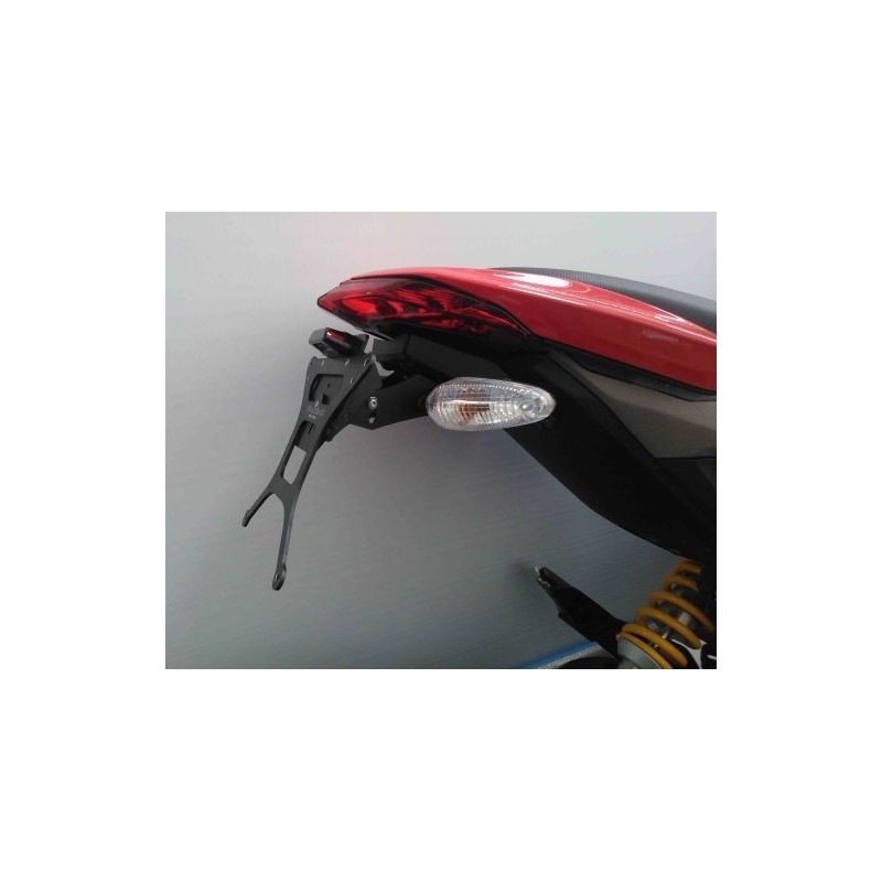 LICENSE PLATE SUPPORT DUCATI HYPERSTRADA 821 2013-2015, WITH ADJUSTABLE INCLINATION