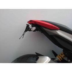 LICENSE PLATE SUPPORT DUCATI HYPERSTRADA 821 2013-2015, WITH ADJUSTABLE INCLINATION