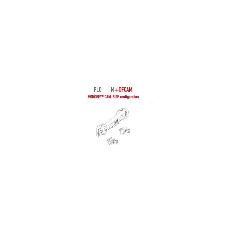 KIT ATTACCHI PER MONTAGGIO VALIGIE GIVI MONOKEY CAM-SIDE SU PORTAVALIGIE LATERALE PL ONE-FIT