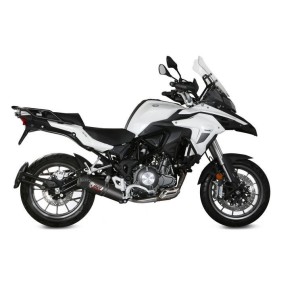 TERMINALE MIVV OVALE BENELLI TRK 502 2018-2020, OMOLOGATO CARBONIO
