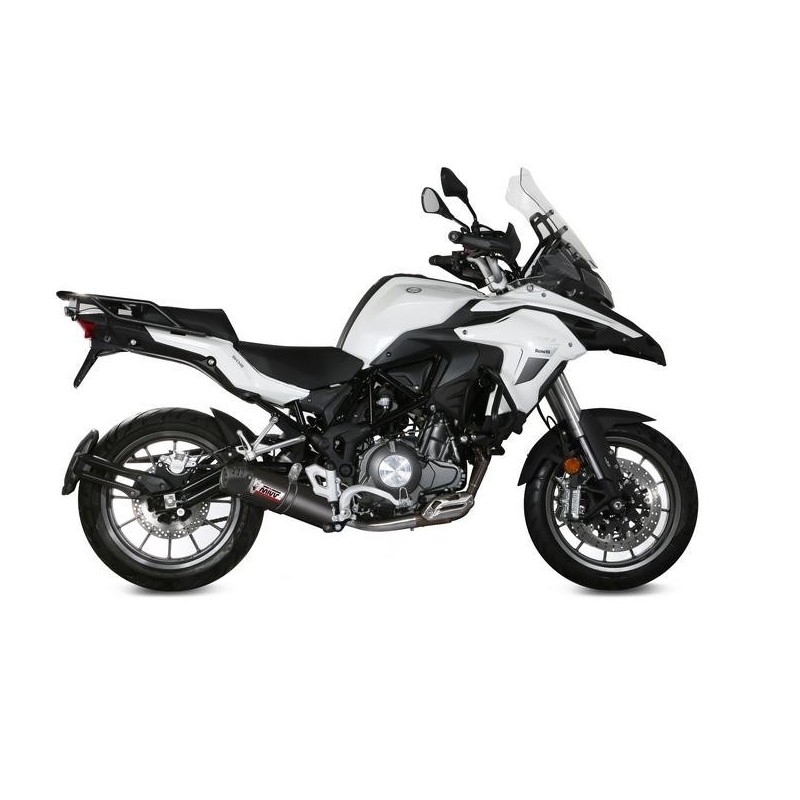 EXHAUST MIVV OVAL PER BENELLI TRK 502 2018-2020, APPROVED CARBON