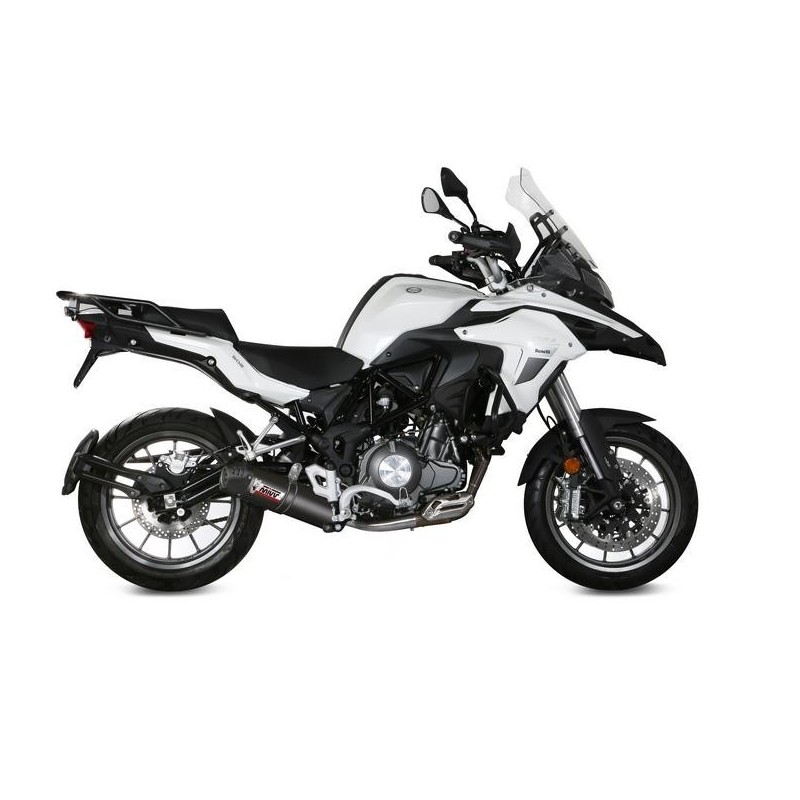 TERMINALE MIVV OVALE BENELLI TRK 502 2018-2020, OMOLOGATO CARBONIO