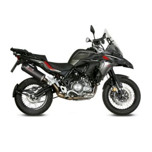 TERMINALE MIVV OVALE BENELLI TRK 502 X 2018-2020, OMOLOGATO CARBONIO