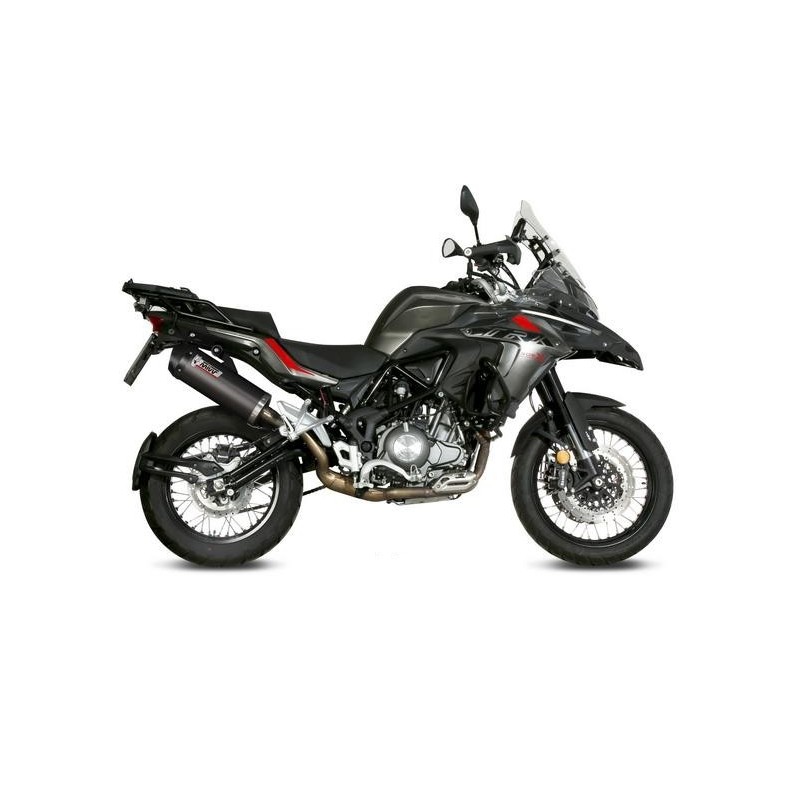 TERMINALE MIVV OVALE BENELLI TRK 502 X 2018-2020, OMOLOGATO CARBONIO