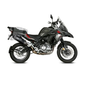 EXHAUST MIVV SPEED EDGE BENELLI TRK 502 X 2018-2020, APPROVED BLACK/CARBON