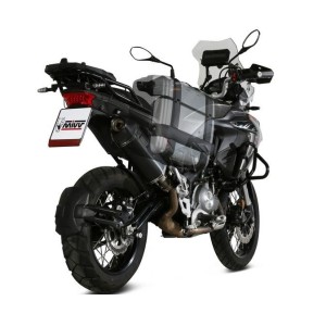 TERMINALE MIVV SPEED EDGE BENELLI TRK 502 X 2018-2020, OMOLOGATO BLACK/CARBONIO