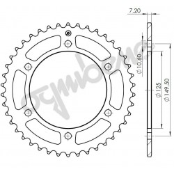 CORONA IN ACCIAIO PER CATENA 525 BENELLI TRK 502 X 2018-2020