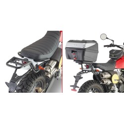 ADAPTADOR POSTERIOR GIVI PARA MALETA MONOLOCK FANTIC CABALLERO SCRAMBLER 500 2018-2020