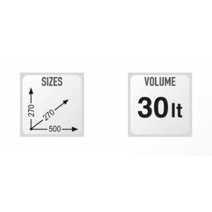 GIVI WATERPROOF SEAT ROLLER, 30 LITERS