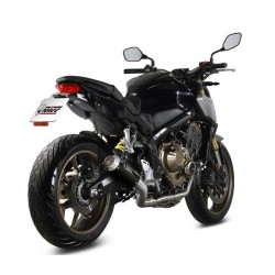 IMPIANTO DI SCARICO COMPLETO MIVV MK3 HONDA CB 650 R 2019-2020, NON OMOLOGATO CARBONIO