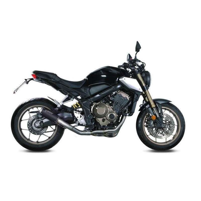 COMPLETE EXHAUST SYSTEM MIVV MK3 HONDA CB 650 R 2019-2020, NOT APPROVED BLACK