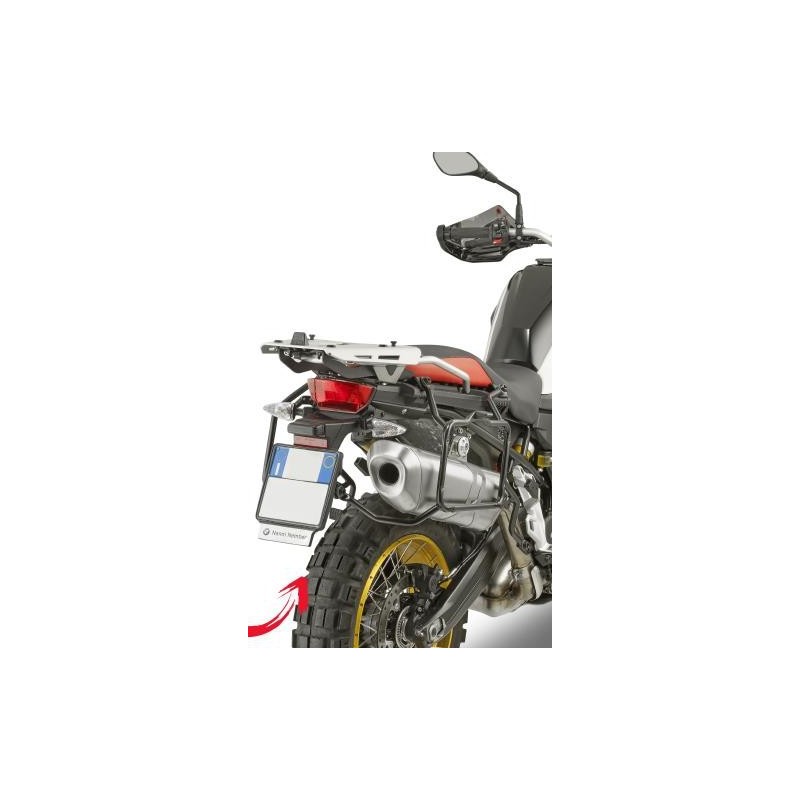 ADAPTADOR POSTERIOR GIVI IN ALUMINIO PARA MALETA MONOKEY BMW F 850 GS ADVENTURE 2019-2020