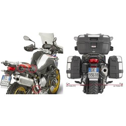 PORTAVALIGIE LATERALE GIVI AD ATTACCO RAPIDO PER VALIGIE LATERALI MONOKEY BMW F 850 GS ADVENTURE 2019-2020