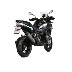 EXHAUST MIVV OVAL BMW R 1250 GS ADVENTURE 2018-2020, APPROVED TITANIUM/CARBON