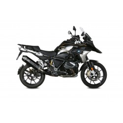 TERMINALE MIVV SPEED EDGE BMW R 1250 GS ADVENTURE 2018-2020, OMOLOGATO BLACK/CARBONIO