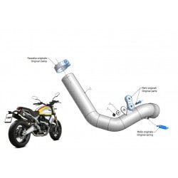 MIVV DECATALYZER FOR DUCATI SCRAMBLER 1100 SPORT 2018-2019